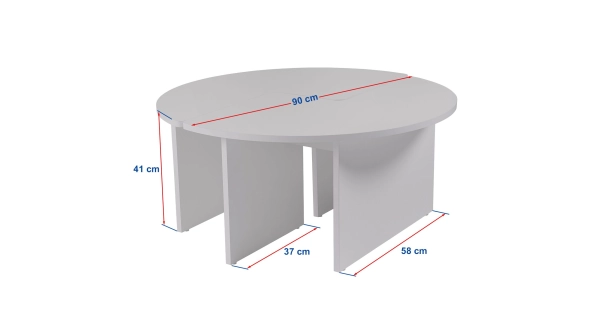 Konferenční stolek DRIVER, travertin