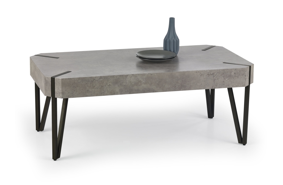 Konferenční stolek EMYLY, šedá / černá 