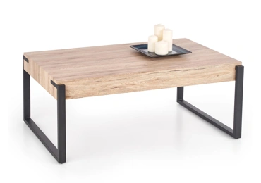 Konferenční stolek ERISTALIS, dub san remo/černá