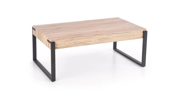 Konferenční stolek ERISTALIS, dub san remo/černá