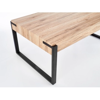 Konferenční stolek ERISTALIS, dub san remo/černá