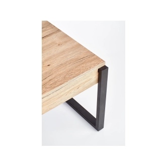 Konferenční stolek ERISTALIS, dub san remo/černá