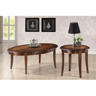 Konferenční stolek ERMILOS, tmavý ořech