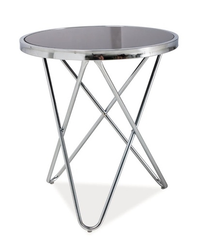 Konferenční stolek BLED C, kov/sklo