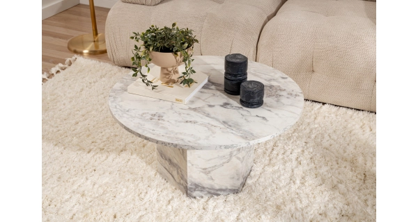 Konferenční stolek FENDRON, mramor