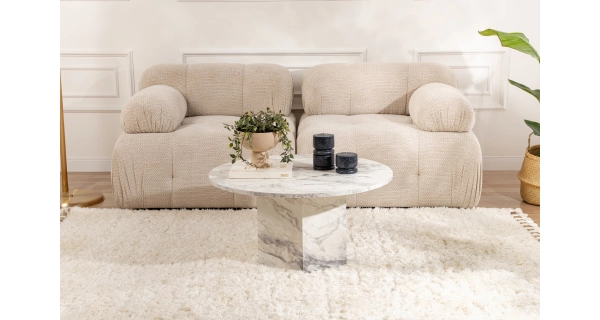 Konferenční stolek FENDRON, mramor