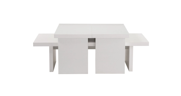 Konferenční stolek FENLEM, bílé dřevo