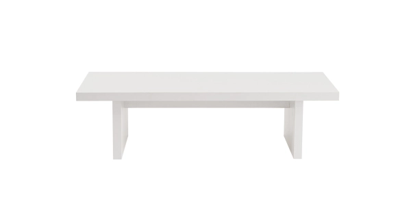 Konferenční stolek FENLEM, bílé dřevo