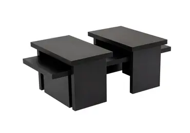 Konferenční stolek FENLEM, černé dřevo