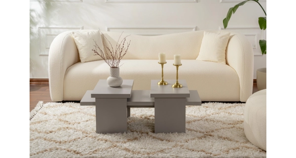 Konferenční stolek FENLEM, šedá