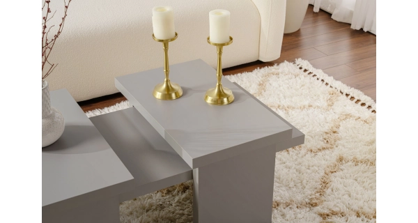 Konferenční stolek FENLEM, šedá