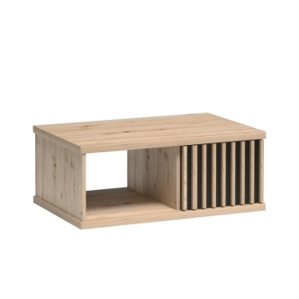 Konferenční stolek FRAGILIS 1S na nohách, dub artisan/černá