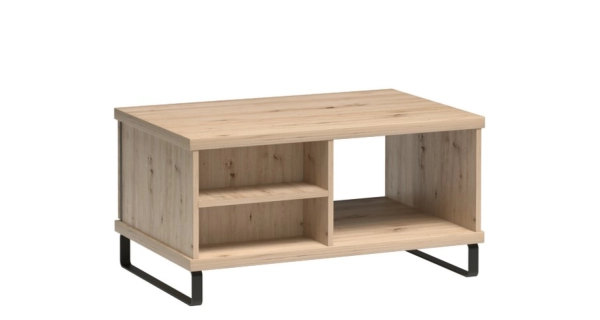 Konferenční stolek FRAGILIS 1S na nohách, dub artisan/černá