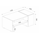 Konferenční stolek GOULD s úložným prostorem, sapphire/antracit