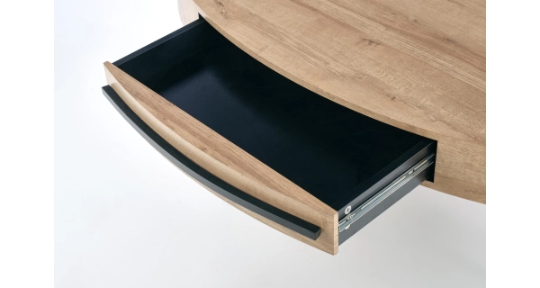 Konferenční stolek GRETL, zlatý dub/černá