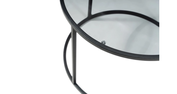 Konferenční stolek HELVEL, černá