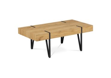 Konferenční stolek IPOMEA typ 1, dub divoký/černý kov