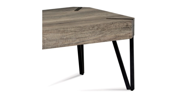 Konferenční stolek IPOMEA typ 2, dub canyon šedý/černá