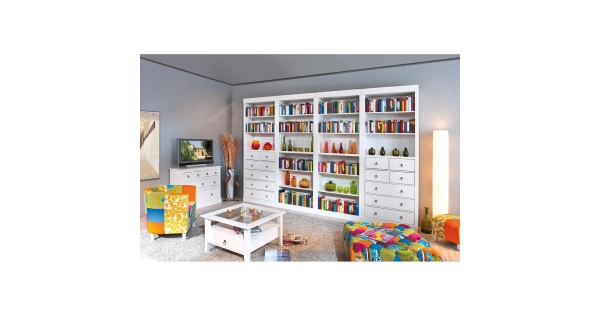 Konferenční stolek KAHUTA, bílá