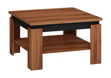 Konferenční stolek KALDRYN, švestka wallis/černý lesk