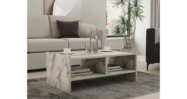 Konferenční stolek KALFIN, mramor