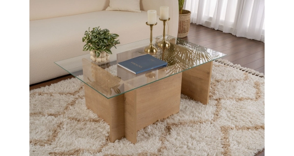 Konferenční stolek KOLTENA, dub medový