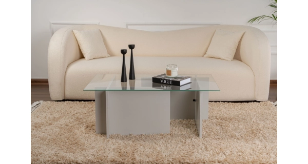 Konferenční stolek KOLTENA, šedá