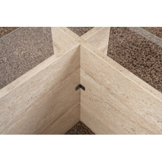 Konferenční stolek KOLTENA, travertin