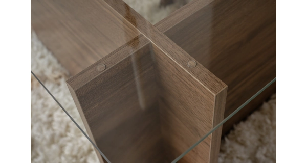 Konferenční stolek KOLTENA, vlašský ořech