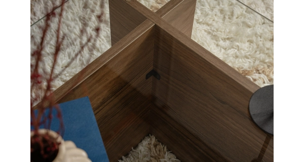 Konferenční stolek KOLTENA, vlašský ořech