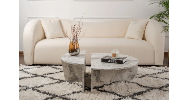 Konferenční stolek KRALTON, mramor