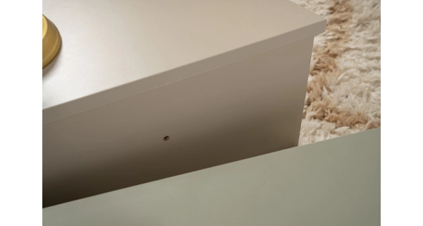 Konferenční stolek KRALTON, popelavě zelená/písková