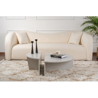 Konferenční stolek KRALTON, šedá