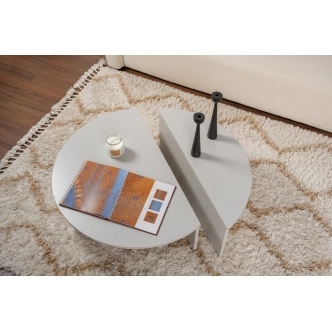 Konferenční stolek KRALTON, šedá