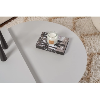 Konferenční stolek KRALTON, šedá