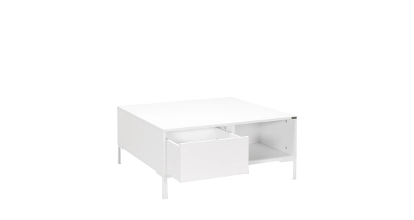 Konferenční stolek KUNLUN, bílý DOPRODEJ