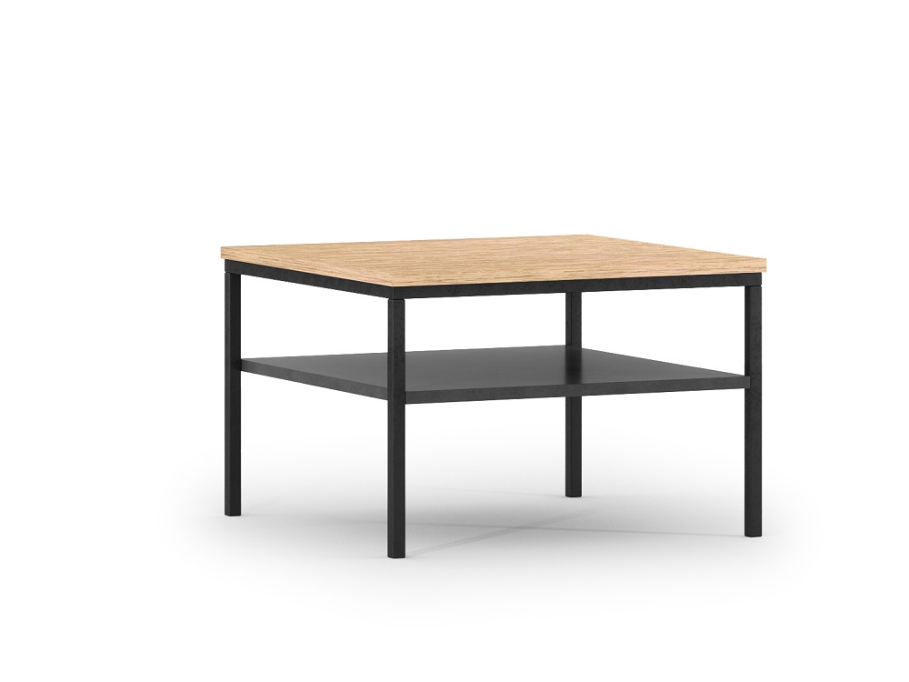 Levně Konferenční stolek BOLSENA, černý mat/dub artisan
