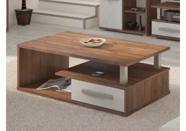 Konferenční stolek LEHUA, craft tobaco/craft bílý