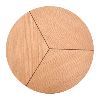 Konferenční stolek LEKHA 2, dub/černá