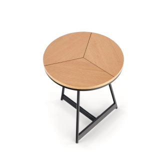 Konferenční stolek LEKHA 2, dub/černá