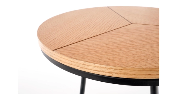 Konferenční stolek LEKHA 2, dub/černá