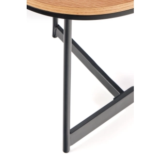 Konferenční stolek LEKHA 2, dub/černá