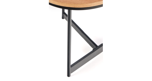 Konferenční stolek LEKHA 2, dub/černá