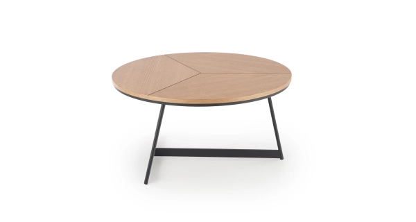 Konferenční stolek LEKHA, dub/černá