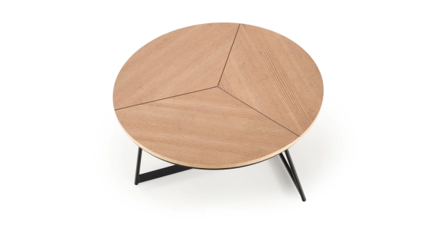 Konferenční stolek LEKHA, dub/černá