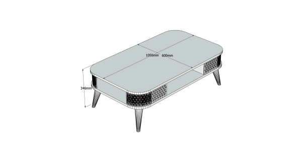 Konferenční stolek LINLOR, dub