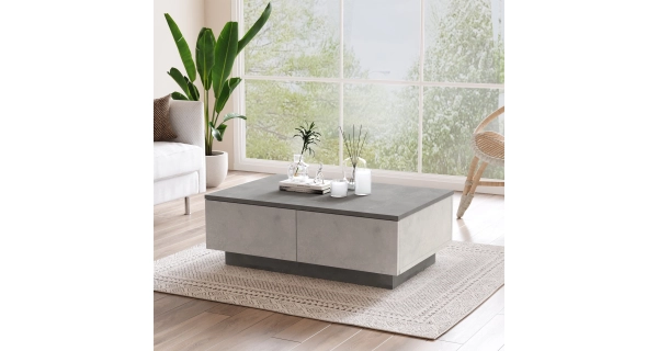 Konferenční stolek LINMAR, světle šedá/antracit