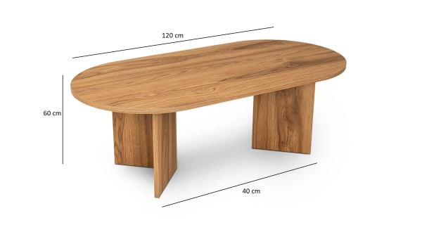 Konferenční stolek MALVON, lute