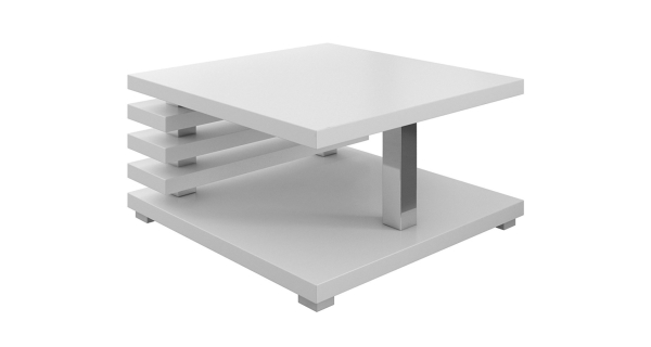 Konferenční stolek MANDULIS, bílý mat