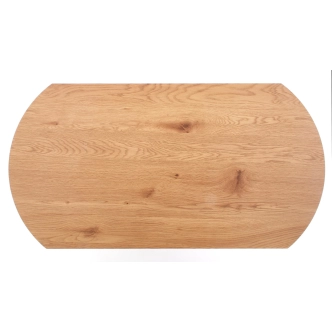 Konferenční stolek MEHAR, zlatý dub/černá